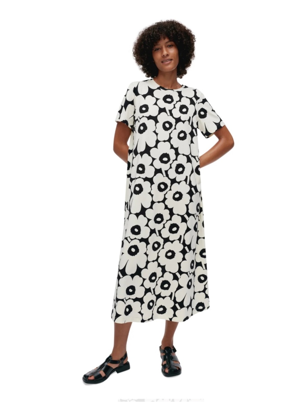 Marimekko 100% cotton Pisteinen Unikko large NWT sold out online MSRP $299